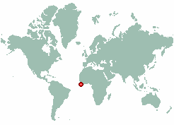 Matahun in world map